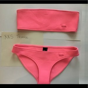 Triangl bikini-XXS hot pink